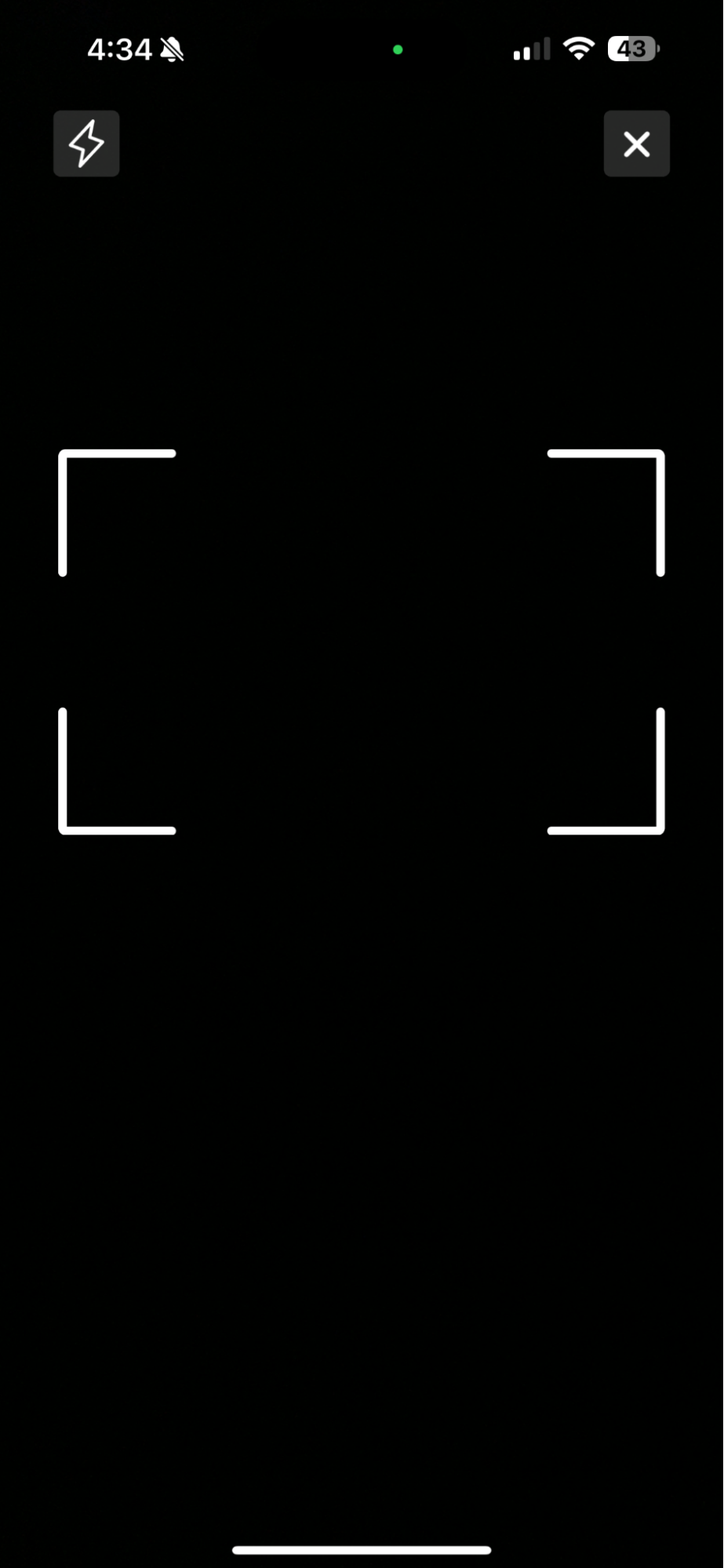 Scan a barcode — Qalzy app screenshot